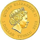 1 доллар 2012, Китайский гороскоп - год дракона [Тувалу]