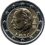 2 евро 2010, регулярный чекан Бельгии [Бельгия]