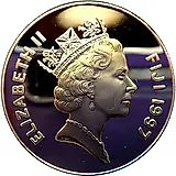 10 долларов 1997, 50 лет свадьбе Королевы Елизаветы II и Принца Филиппа [Фиджи] Proof