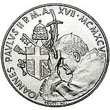 500 лир 1995, Международный год женщин [Ватикан]