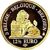 12,5 евро 2007, король Леопольд II [Бельгия] Proof