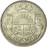 50 сантимов 1922 [Латвия]