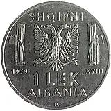1 лек 1939, магнитный [Албания]