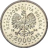 20000 злотых 1994, Костюшко [Польша]