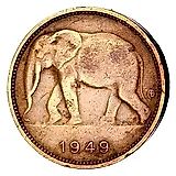 1 франк 1949 [Демократическая Республика Конго / Бельгийское Конго]