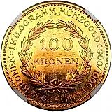 100 крон 1924, Золото [Австрия]
