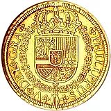 8 эскудо 1721-1723, Отметка монетного двора "Акведук" - Сеговия [Испания]