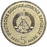 5 марок 1983, Вартбург [Германия / ГДР]
