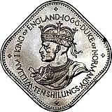 10 шиллингов 1966, завоевание Нормандии [Гернси]