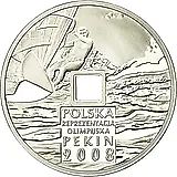 10 злотых 2008, в центре отверстие [Польша] Proof