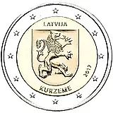 2 евро 2017, Курземе [Латвия]