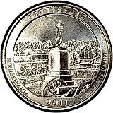 25 Cents 2011, Gettysburg Park [USA]