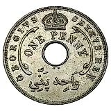 1 пенни 1951, KN, знак монетного двора: "KN" - Кингз Нортон Металл, Бирмингем [Британская Западная Африка]