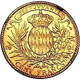 100 франков 1901 [Монако]