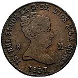 8 мараведи 1836-1858 [Испания]