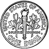 10 центов 2012, P [США]