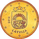 5 евроцентов 2014-2019 [Латвия]