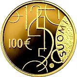 100 евро 2010, 150 лет финской валюте [Финляндия] Proof