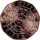 5 евро 2012, Шладминг, медь [Австрия]