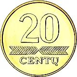 20 центов 2008 [Литва]