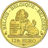 12,5 евро 2015, королева Матильда [Бельгия] Proof