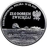 10 злотых 2009, Ежи Попелушко [Польша] Proof