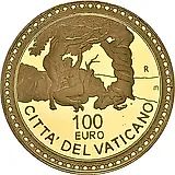 100 евро 2009, грехопадение [Ватикан] Proof