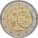 2 евро 2018, спутник [Бельгия]