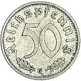 50 рейхспфеннигов 1939, Алюминий [Германия / Третий рейх]