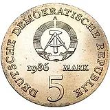 5 марок 1986, Клейст [Германия / ГДР]