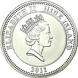 1 доллар 2011, Свадьба принца Уильяма и Кэтрин Миддлтон [Ниуэ]