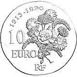 10 евро 2015, Пуанкаре [Франция] Proof