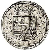 8 реалов 1711-1713, Отметка "M", "PHILIPPUS", узкая корона [Испания]