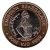 6000 франков 2006, Гордимся Африкой [Сенегал]