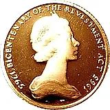 1 Pound 1965, Bicentenary of the Revestment Act [Isle of Man]