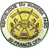 50 франков 2017, 105 лет со дня гибели Титаника [Буркина-Фасо]