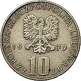 10 злотых 1977, Болеслав Прус [Польша]