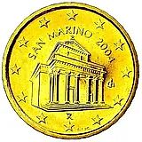 10 евроцентов 2002-2007 [Сан-Марино]