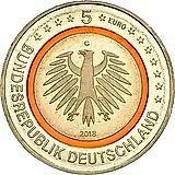 5 евро 2018, G, Субтропическая зона [Германия]