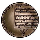 200 крон 2010, 150 лет со дня рождения Густава Малера [Чехия]