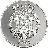 20 долларов 1984, XXIII летние Олимпийские Игры, Лос-Анджелес 1984 [Белиз]