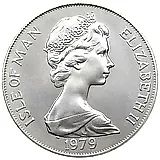 1 крона 1979, 300 лет монетам острова Мэн, Серебро [Остров Мэн]