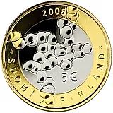 5 евро 2008, академия наук [Финляндия]