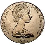 1 доллар 1974, 6 февраля [Новая Зеландия]