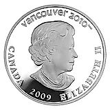 25 долларов 2009, XXI зимние Олимпийские Игры, Ванкувер 2010 - Лыжные гонки [Канада]