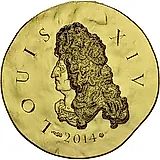 50 евро 2014, Людовик XIV [Франция] Proof