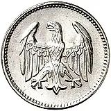 1 марка 1924, G, знак монетного двора "G" — Карлсруэ [Германия]