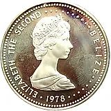 25 долларов 1978, 25 лет коронации Королевы Елизаветы II [Белиз]