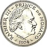 5 франков 1974 [Монако]