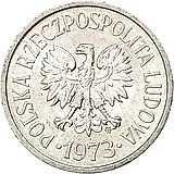 20 грошей 1973, MW, знак монетного двора "MW" [Польша]